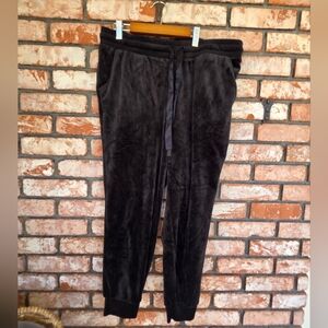 Torrid Black Velour Jogger Pants
